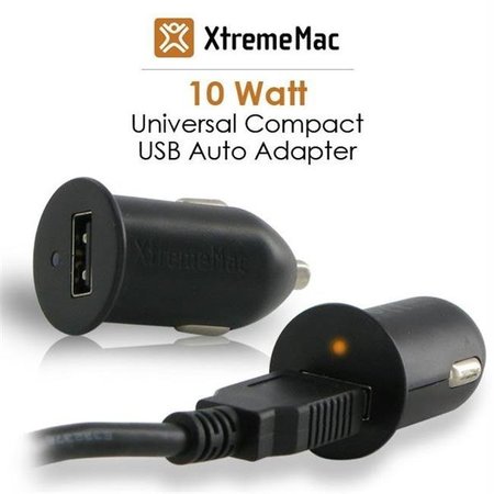 XTREMEMAC XtremeMac 191315 XtremeMac 10W Universal Compact USB Auto Adapter - USB-AUT-13 USB-AUT-13